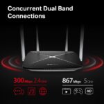 Mercusys AC12 1200Mbps 4 Antenna Dual Band Wireless Router - Image 4