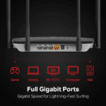 Mercusys AC12G AC1200 1200mbps 4 Antenna Dual Band Wi-Fi Gigabit Router - Image 3