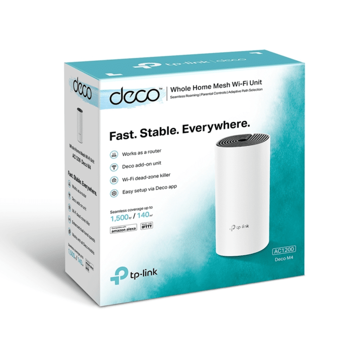 Tp-Link Deco M4 (1 Pack) Whole Home Mesh Wi-Fi System Ac1200 Dual-Band Router - Image 4