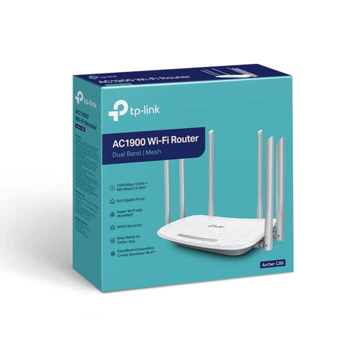 Bidbazar Tp-Link Archer C86 Ac1900 Wireless Mu-Mimo Best Wi-Fi Router Tp-Link Archer C86, Tp-Link, Archer C86, Ac1900, Router, Dual-Band, Mu-Mimo, Beamforming, Gigabit Ethernet, Parental Controls, Quality Of Service (Qos), Wireless Router, Home Networking, Tplink C85, C86, C86 Price, C86 Price In Bd