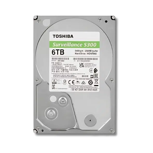 Toshiba S300 6TB 3.5 Inch SATA 5400RPM Surveillance HDD - Bidbazar