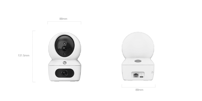 Bidbazar Ezviz H7C 4Mp Dual Lens 2K+ Portable Best Wifi Camera Ezviz H7C, H7C, 4Mp Resolution, 2K Resolution, Security Camera, Surveillance, Outdoor Camera, Wireless Camera, Home Security, Remote Monitoring, Night Vision, Motion Detection, Dual-Lens Pan &Amp; Tilt, Dual-Lens, Dual-Lens Camera