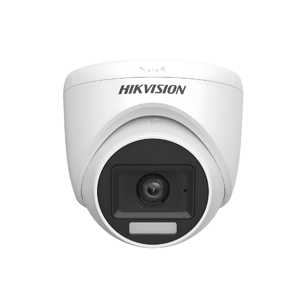 Hikvision Ds-2Ce76D0T-Lpfs 2Mp Dual Light Audio Fixed Turret Camera - Image 1